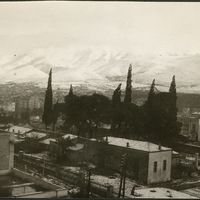 Hymettus covered with snow